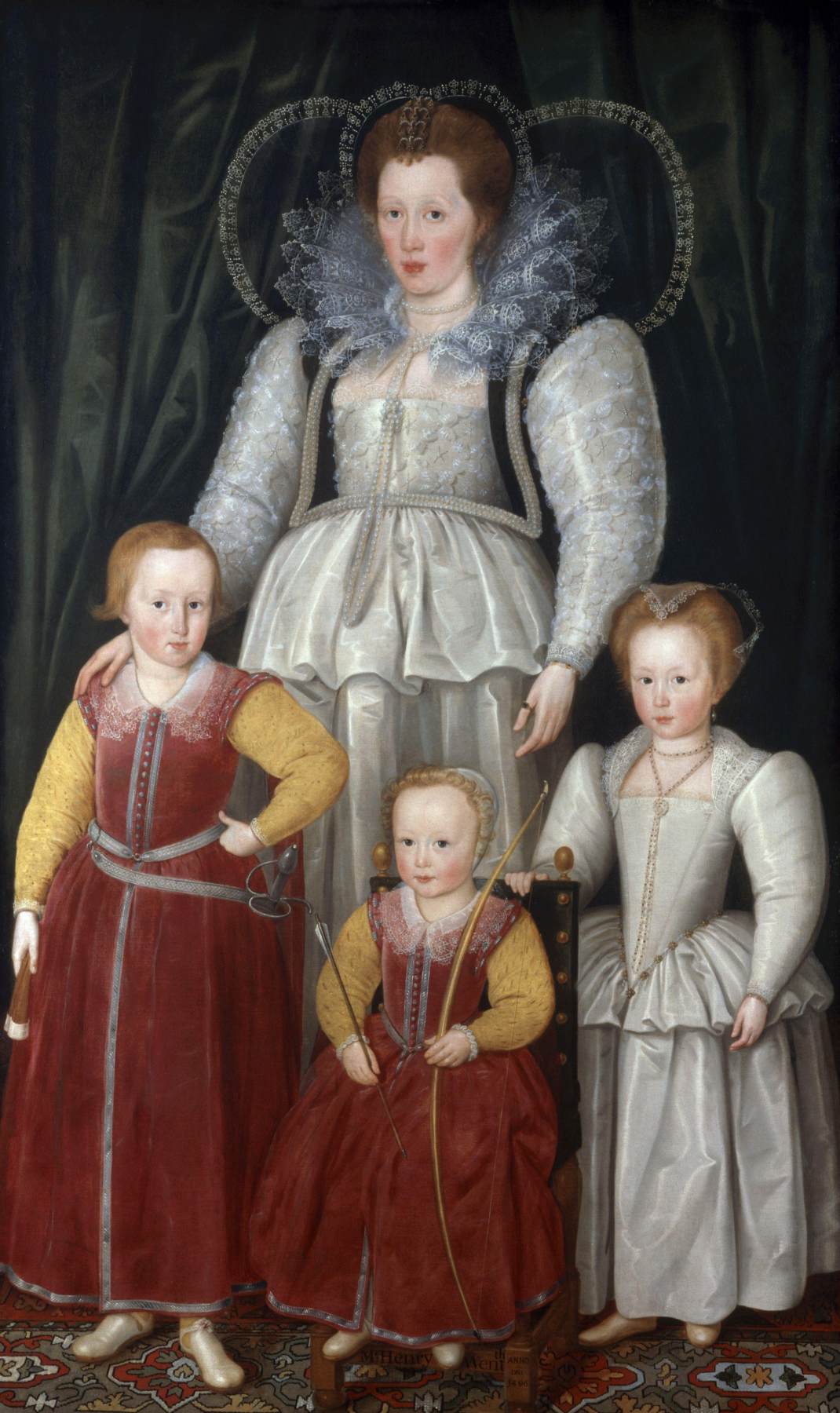 Anne, Lady Pope with her Children