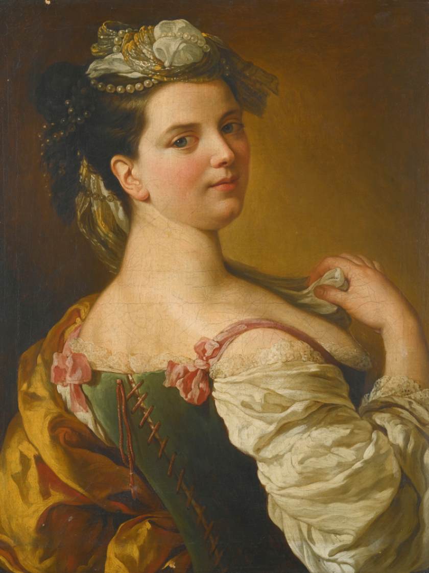 Portrait of a Young Girl as a Shepherdess