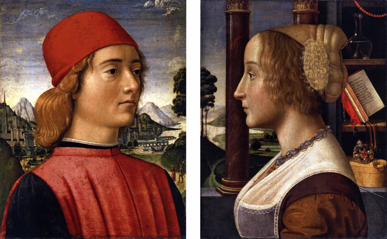 Portrait of a Young Man, Portrait of a Young Woman