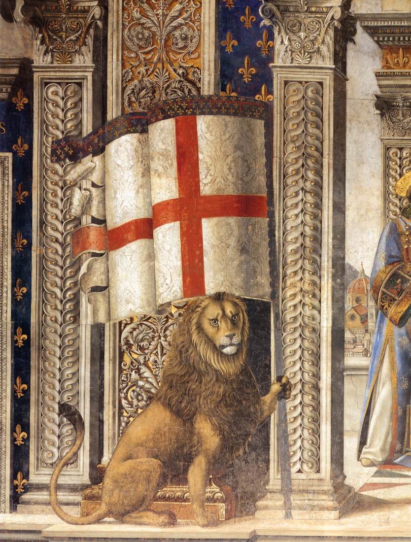 Decoration of the Sala del Gigli (detail)