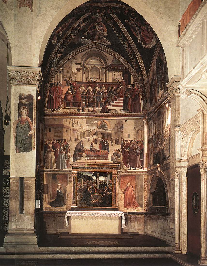 View of the Sassetti Chapel