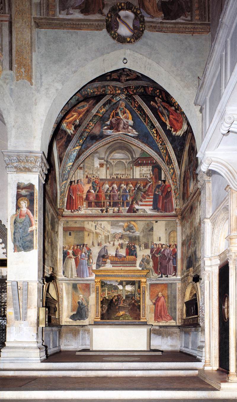 View of the Sassetti Chapel