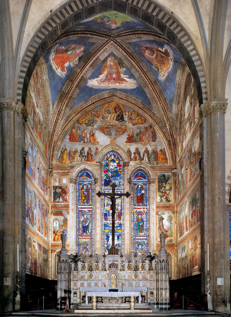 View of the Tornabuoni Chapel