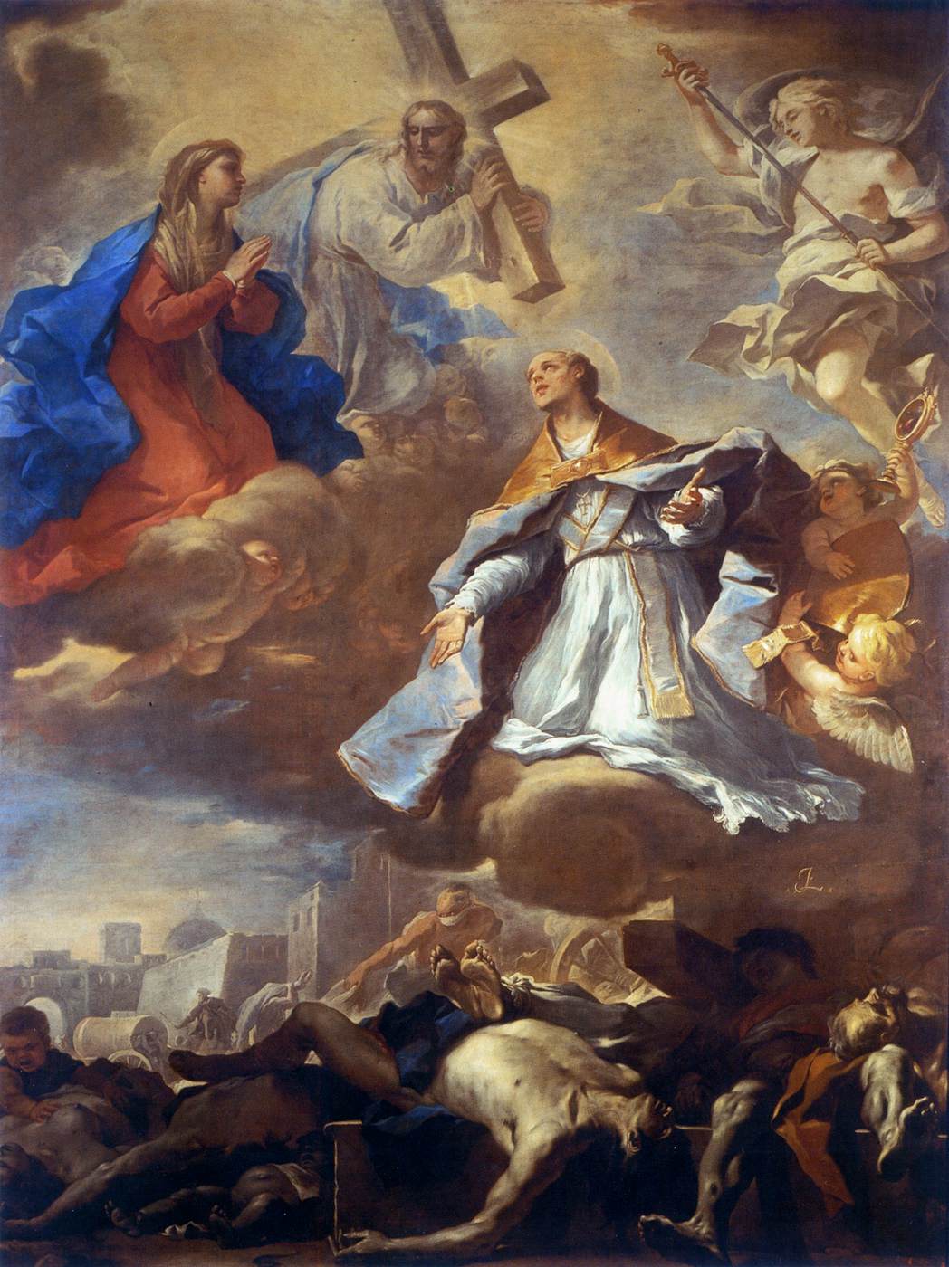St Gennaro Liberates Naples from the Plague