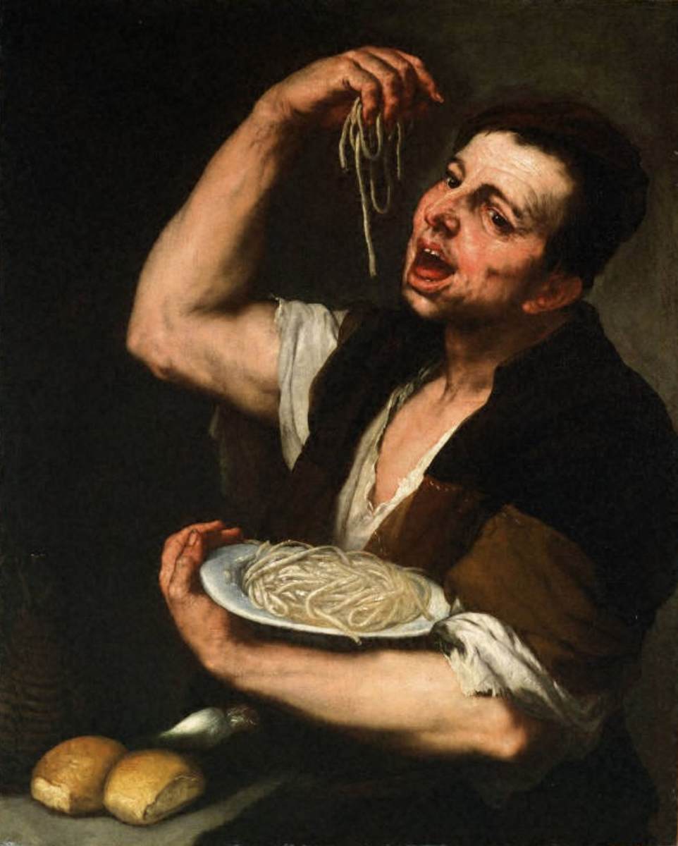 Pasta Eater: Allegory of Taste