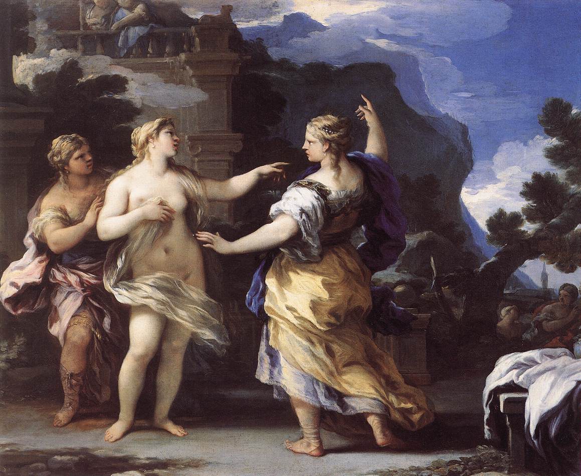 Venus Punishing Psyche with a Task (?)