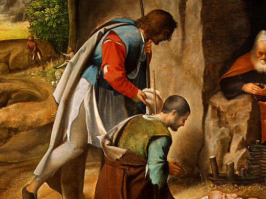 Adoration of the Shepherds (detail)