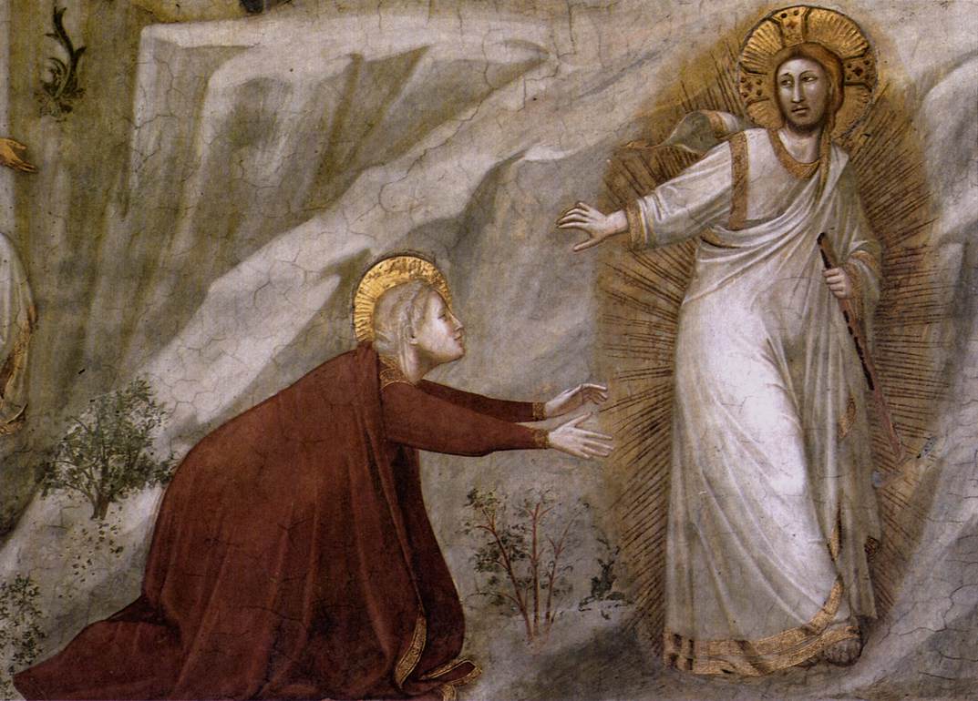 Scenes from the Life of Mary Magdalen: Noli me tangere (detail)