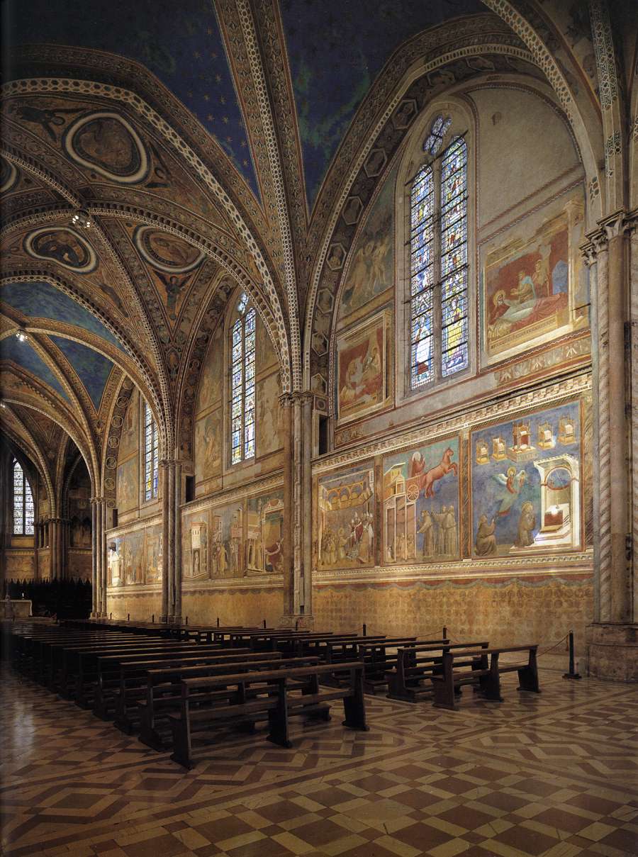 View of the interior towards the altar