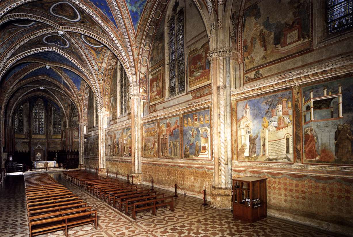 View of the interior towards the altar