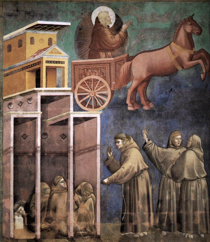 Legend of St Francis: 8. Vision of the Flaming Chariot