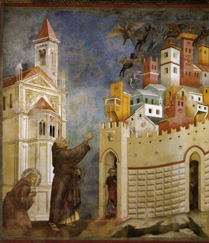 Legend of St Francis: 10. Exorcism of the Demons at Arezzo