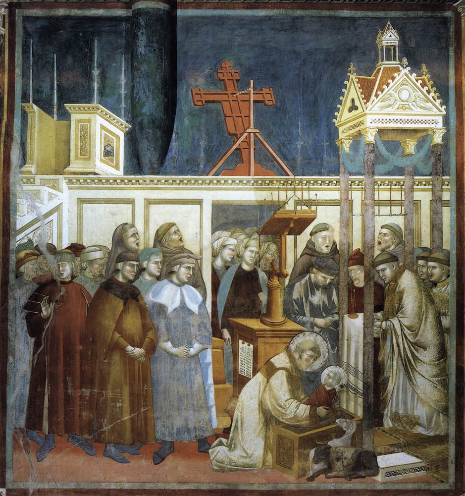 Legend of St Francis: 13. Institution of the Crib at Greccio
