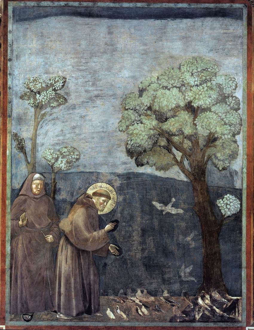 Legend of St Francis: 15. Sermon to the Birds