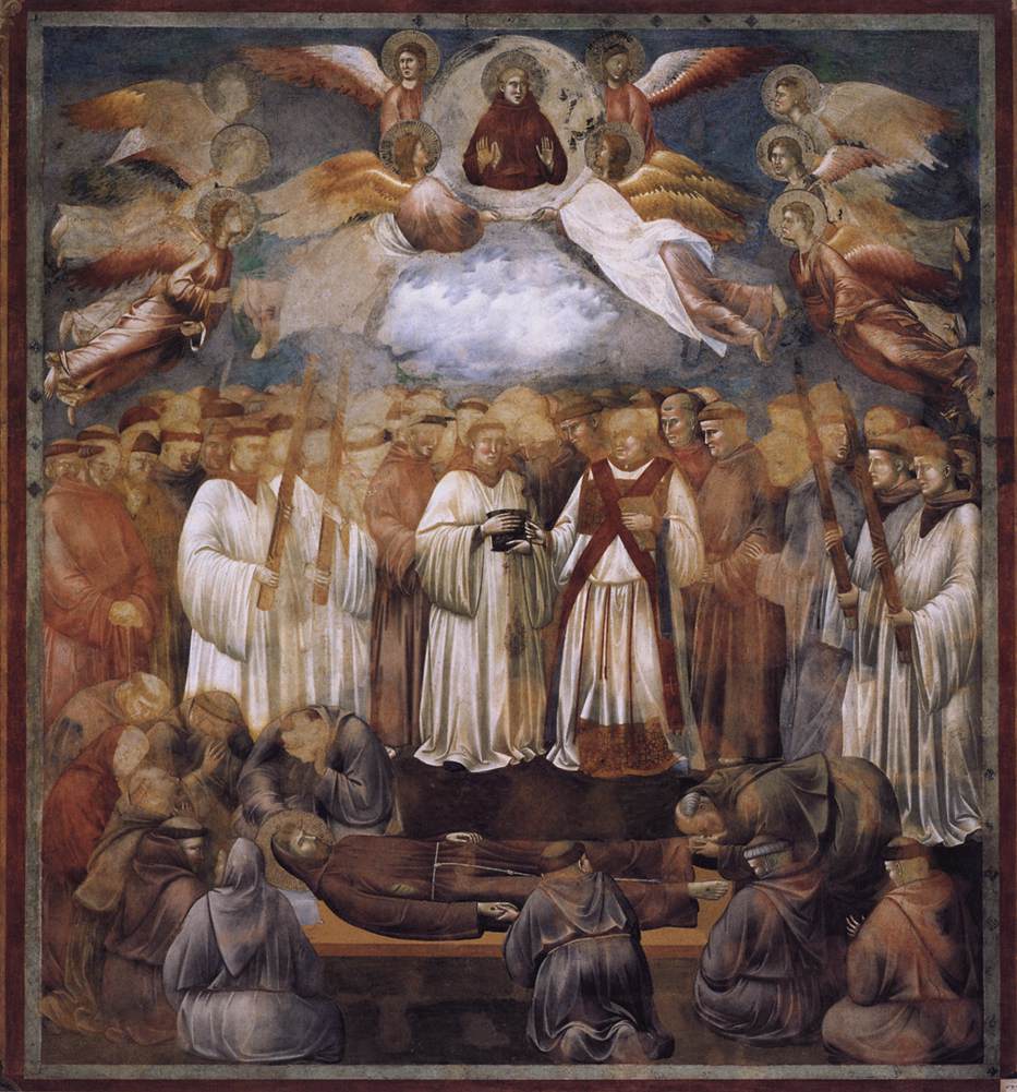 Legend of St Francis: 20. Death and Ascension of St Francis