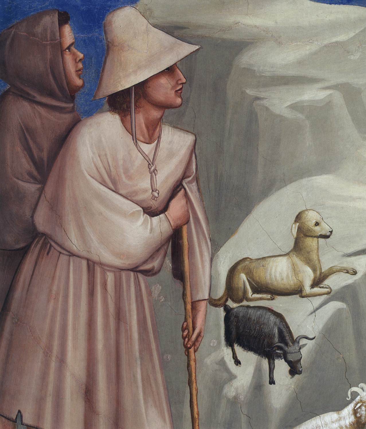 No. 5 Scenes from the Life of Joachim: 5. Joachim's Dream (detail)