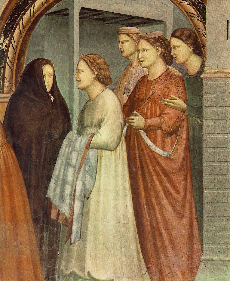 No. 6 Scenes from the Life of Joachim: 6. Meeting at the Golden Gate (detail)