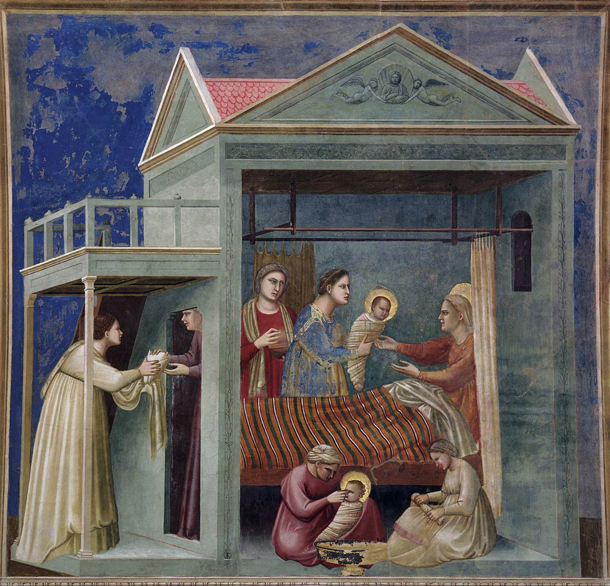 No. 7 Scenes from the Life of the Virgin: 1. The Birth of the Virgin