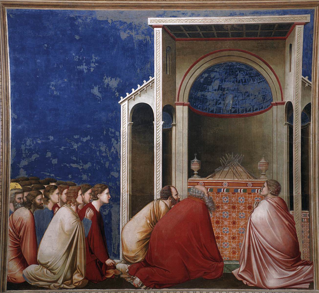 No. 10 Scenes from the Life of the Virgin: 4.The Suitors Praying