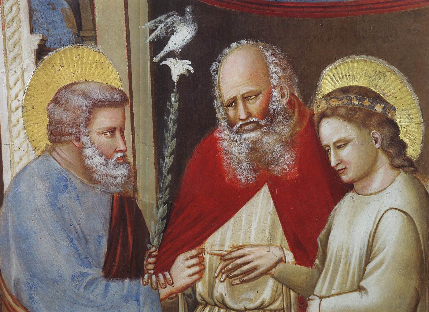 No. 11 Scenes from the Life of the Virgin: 5. Marriage of the Virgin (detail)