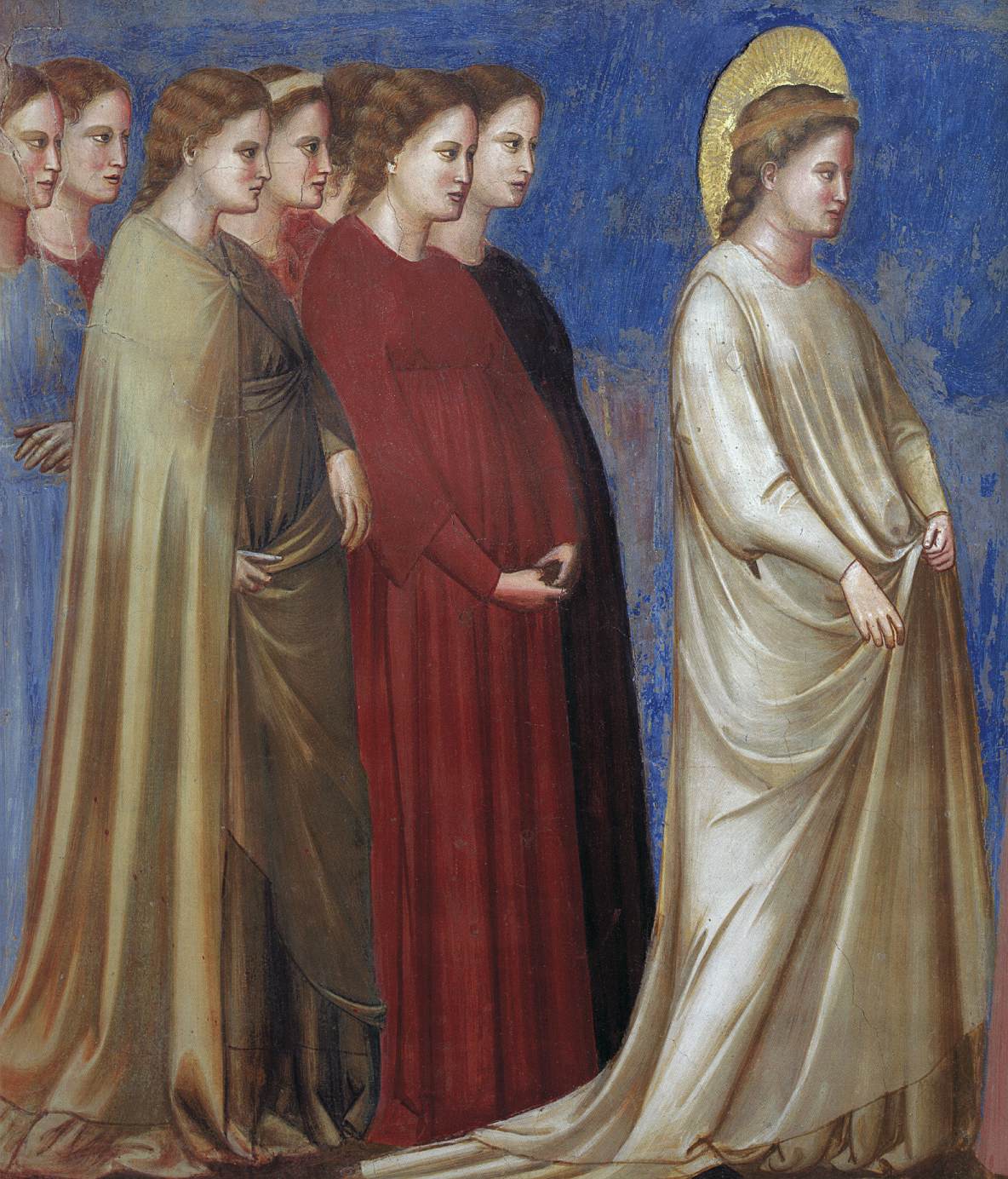No. 12 Scenes from the Life of the Virgin: 6. Wedding Procession (detail)