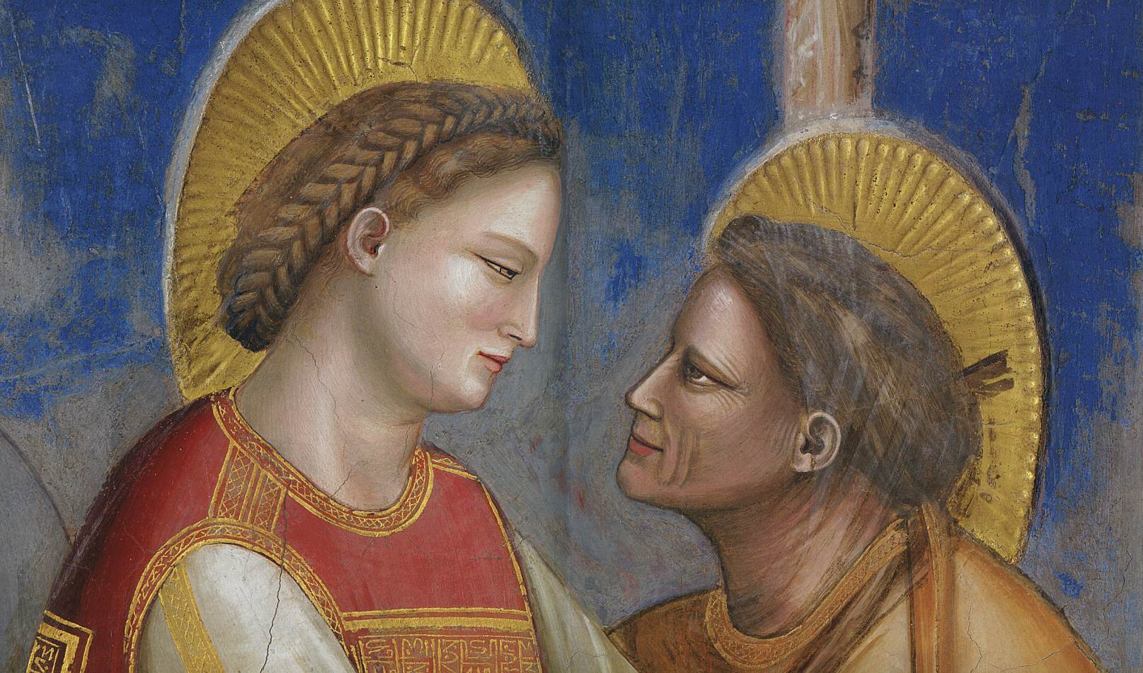 No. 16 Scenes from the Life of the Virgin: 7. Visitation (detail)