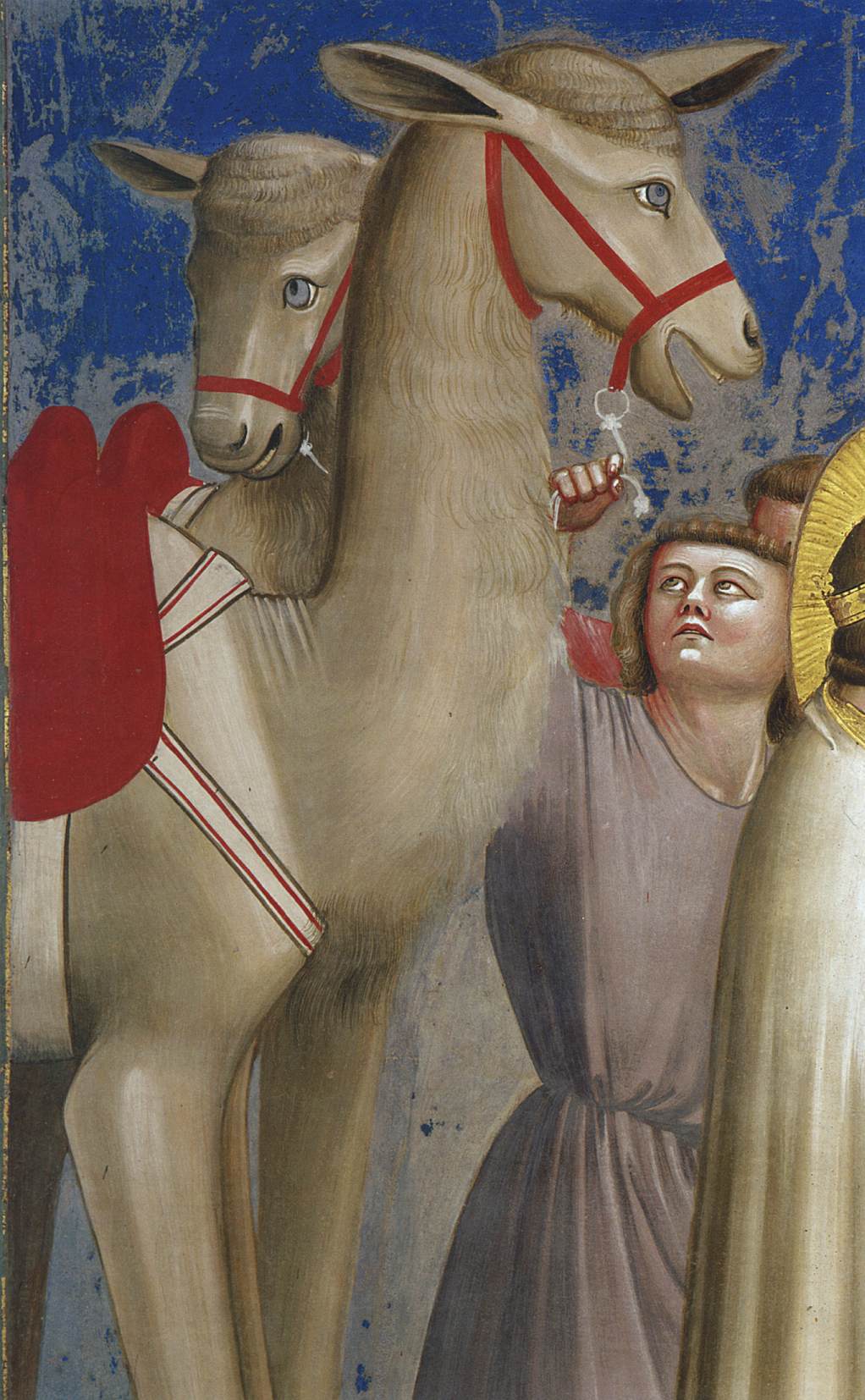 No. 18 Scenes from the Life of Christ: 2. Adoration of the Magi (detail)
