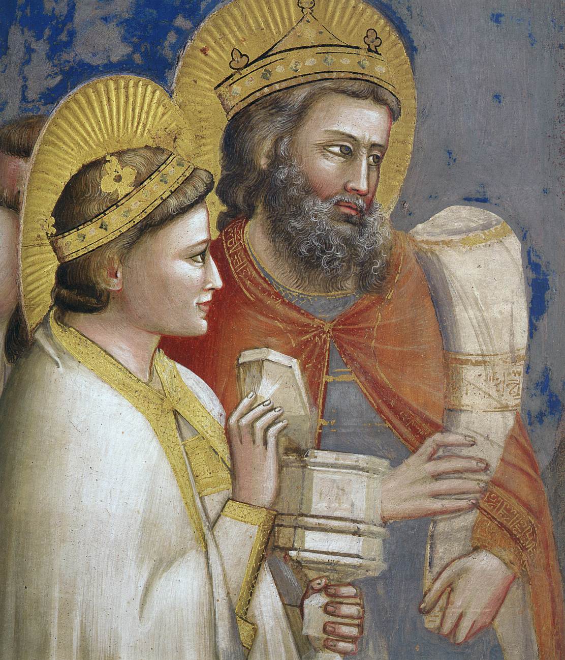 No. 18 Scenes from the Life of Christ: 2. Adoration of the Magi (detail)