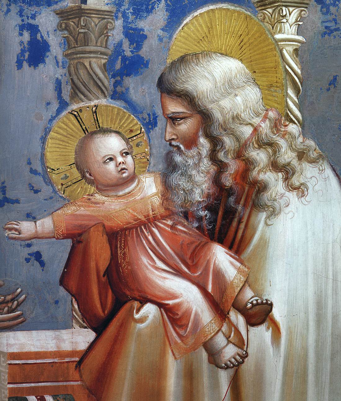 No. 19 Scenes from the Life of Christ: 3. Presentation of Christ at the Temple (detail)