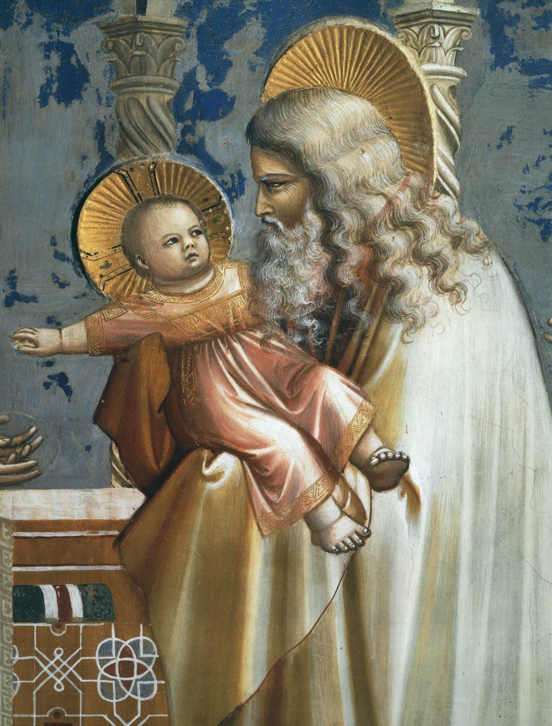 No. 19 Scenes from the Life of Christ: 3. Presentation of Christ at the Temple (detail)