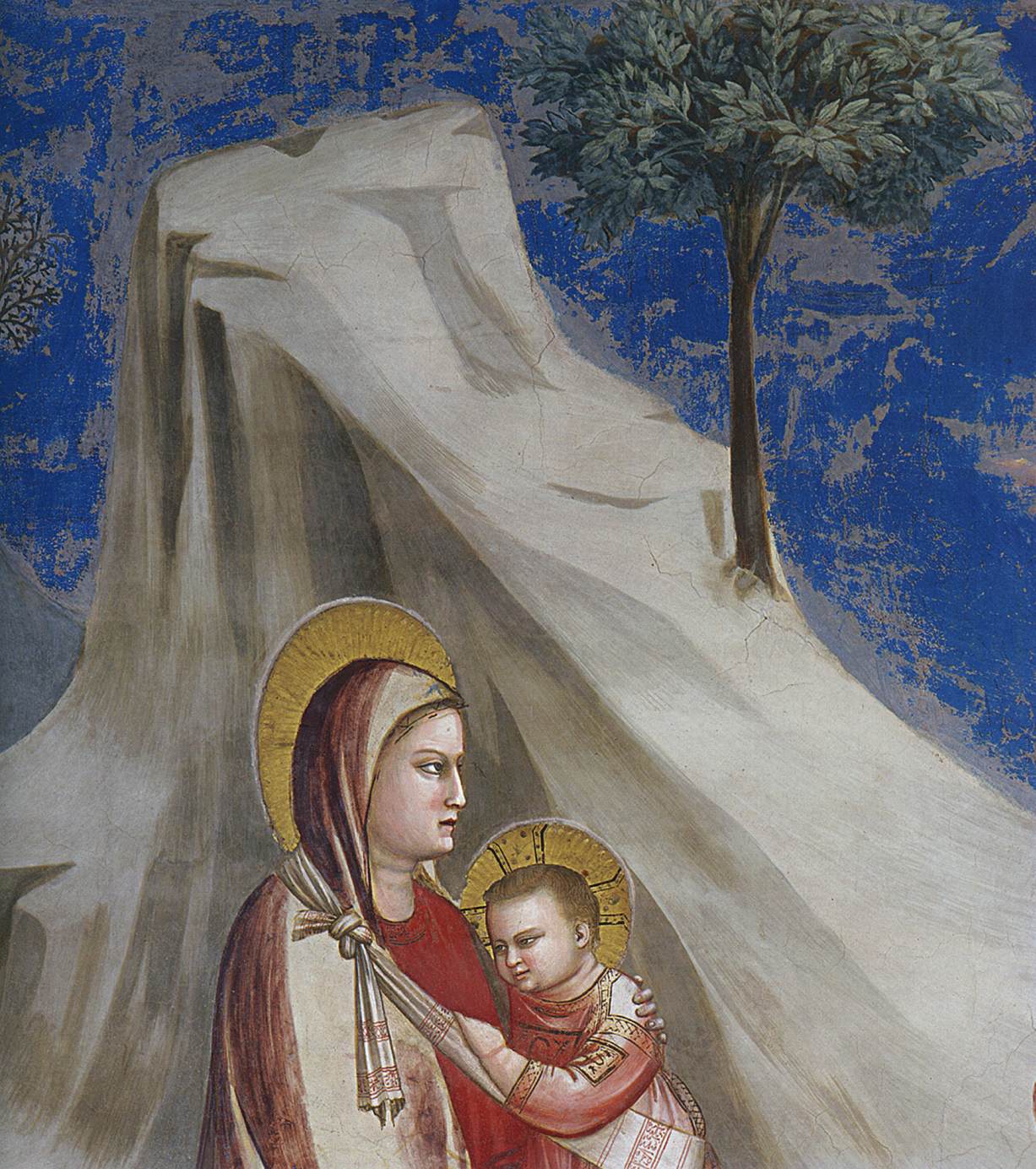 No. 20 Scenes from the Life of Christ: 4. Flight into Egypt (detail)