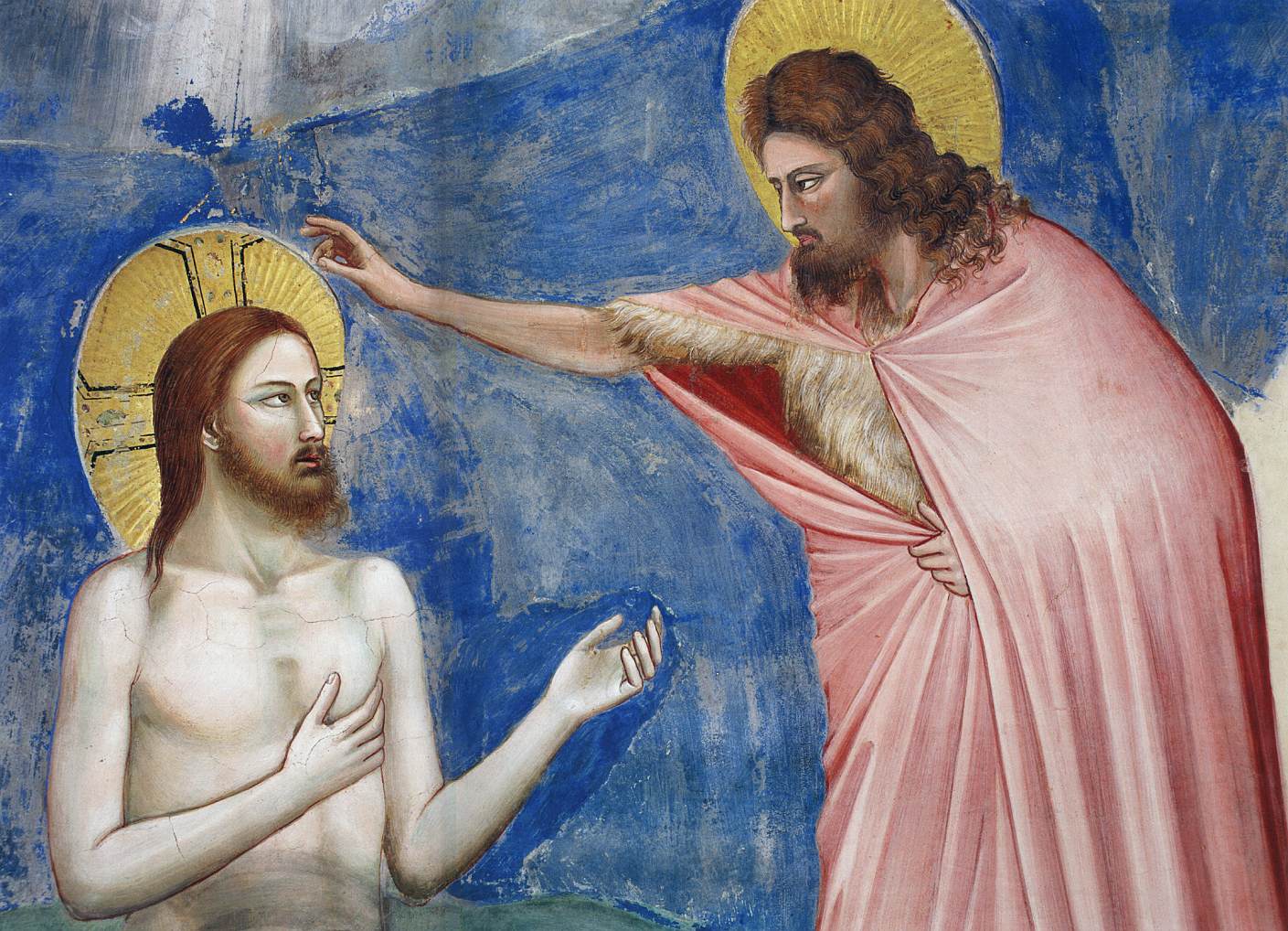No. 23 Scenes from the Life of Christ: 7. Baptism of Christ (detail)