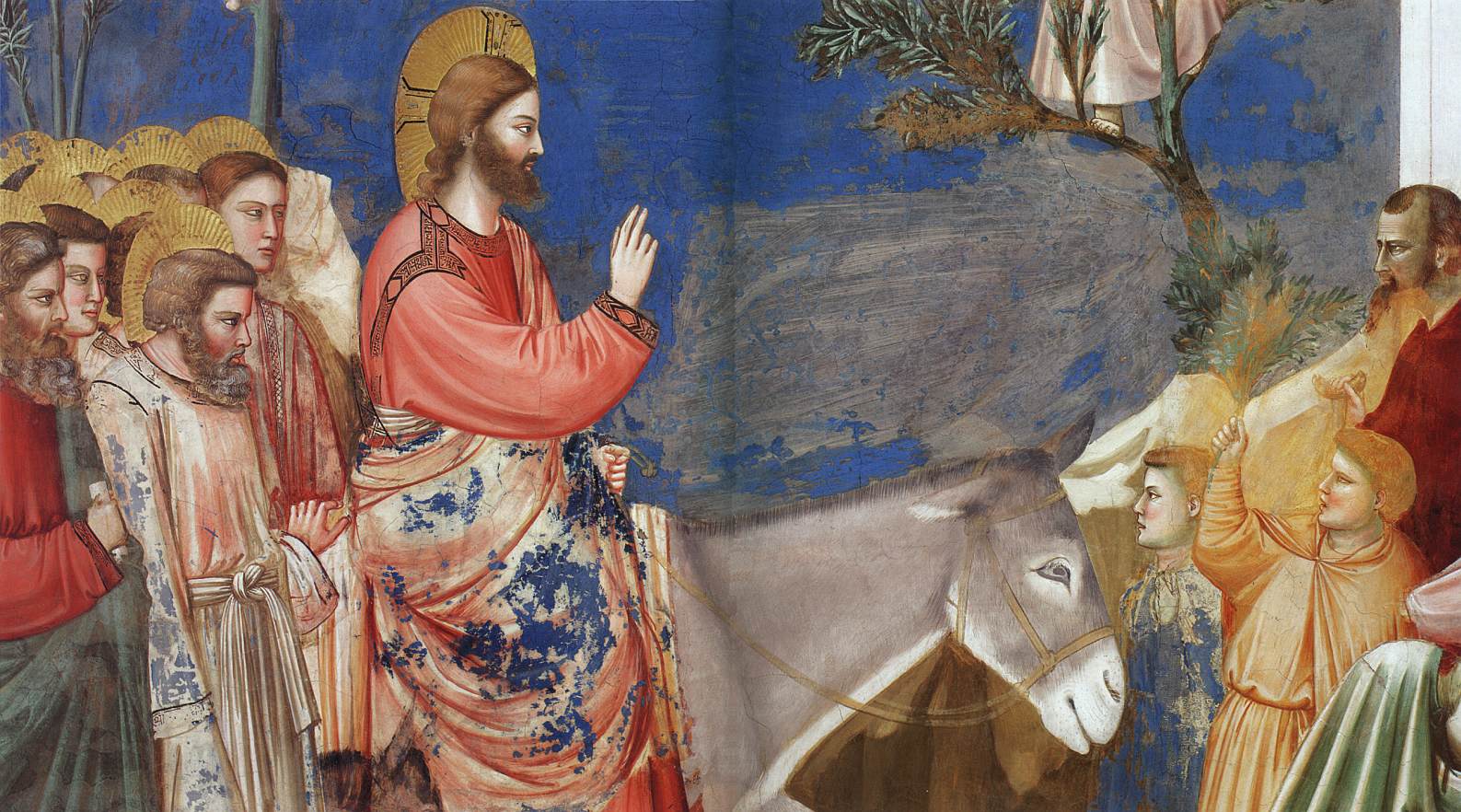 No. 26 Scenes from the Life of Christ: 10. Entry into Jerusalem (detail)