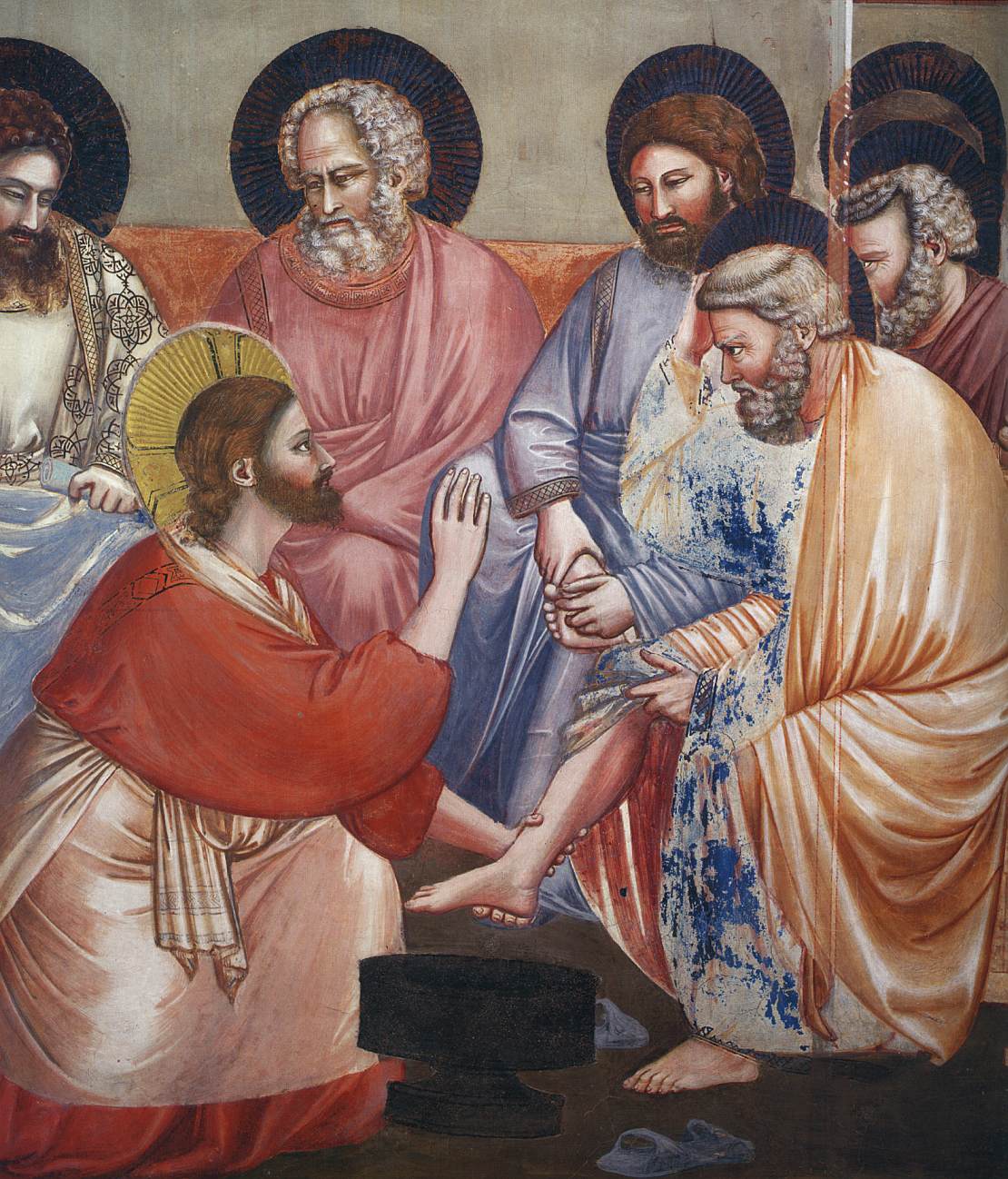 No. 30 Scenes from the Life of Christ: 14. Washing of Feet (detail)