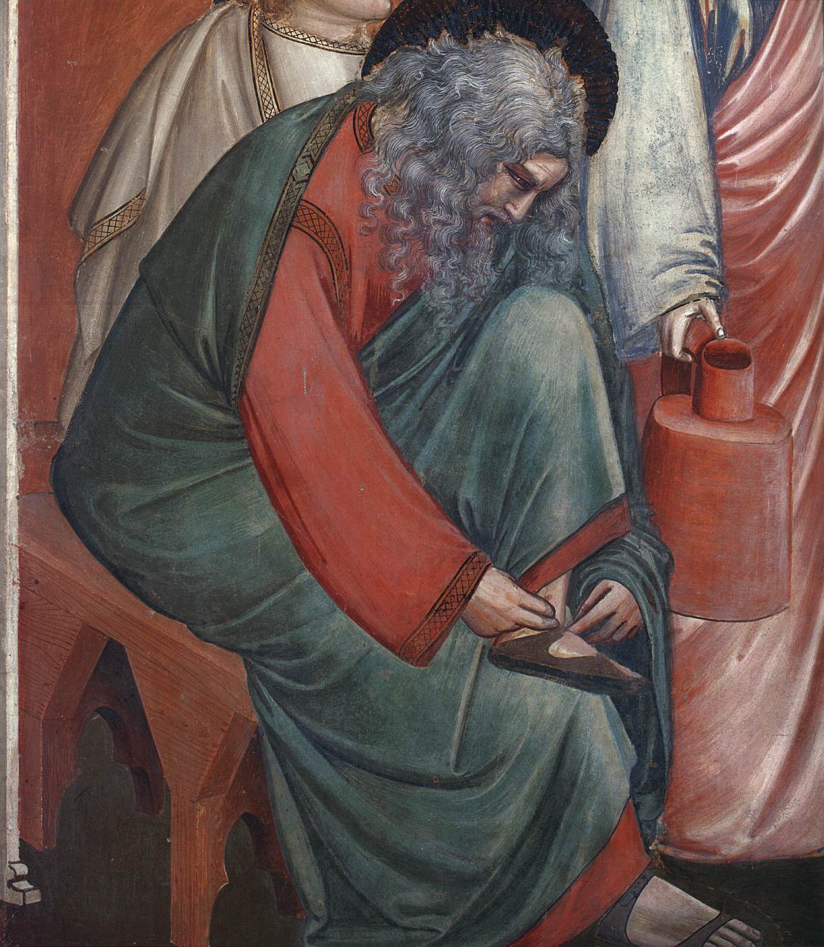 No. 30 Scenes from the Life of Christ: 14. Washing of Feet (detail)