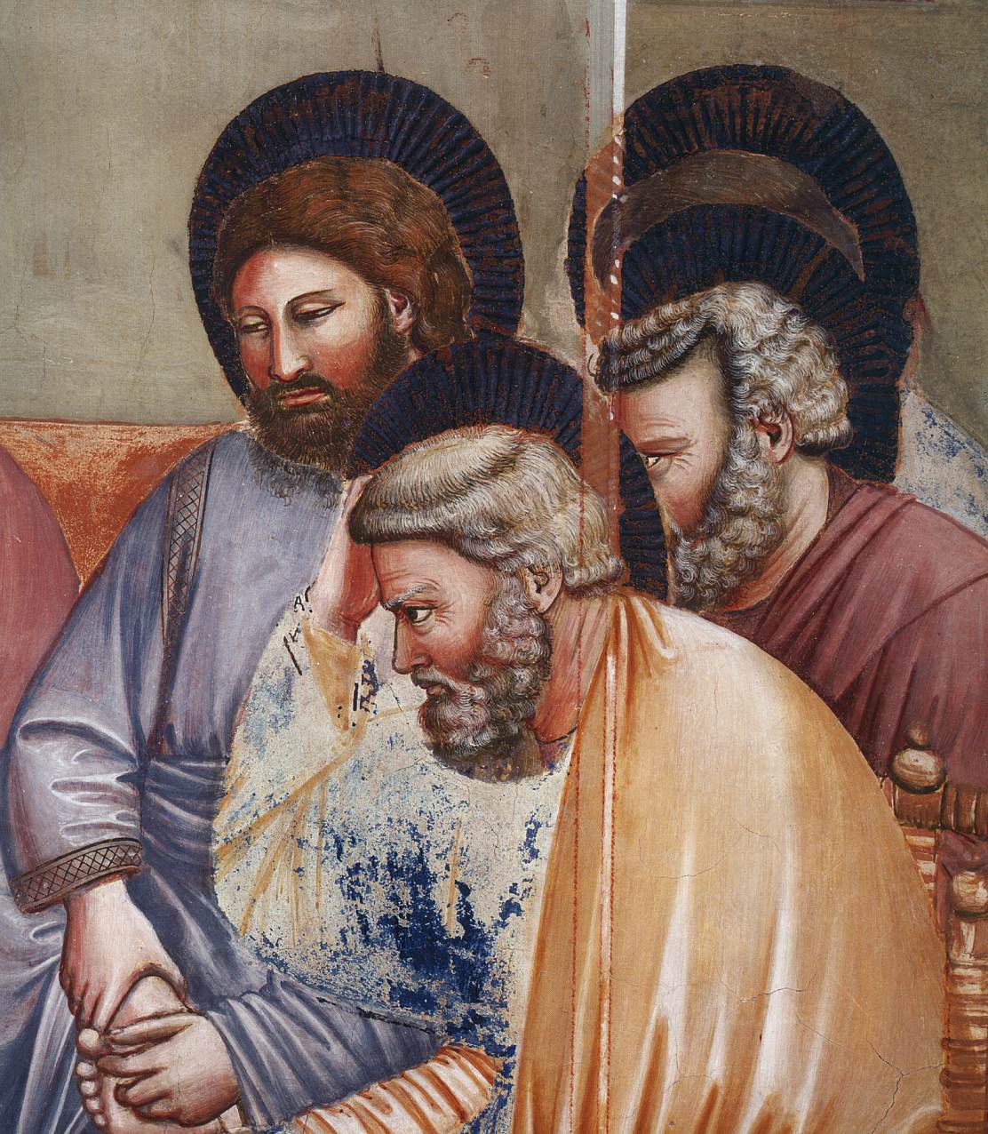 No. 30 Scenes from the Life of Christ: 14. Washing of Feet (detail)