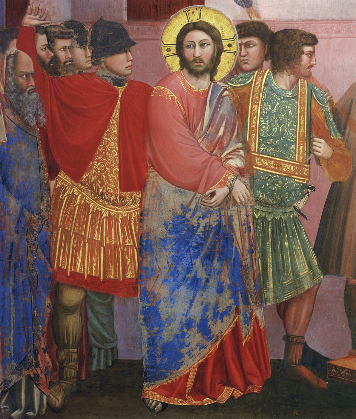 No. 32 Scenes from the Life of Christ: 16. Christ before Caiaphas (detail)