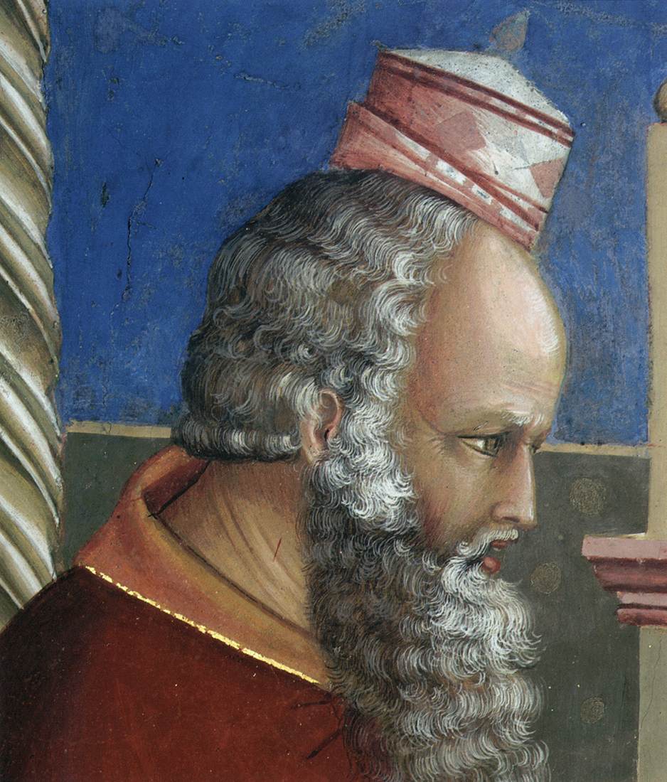 No. 1 Scenes from the Life of Joachim: 1. Rejection of Joachim's Sacrifice (detail)