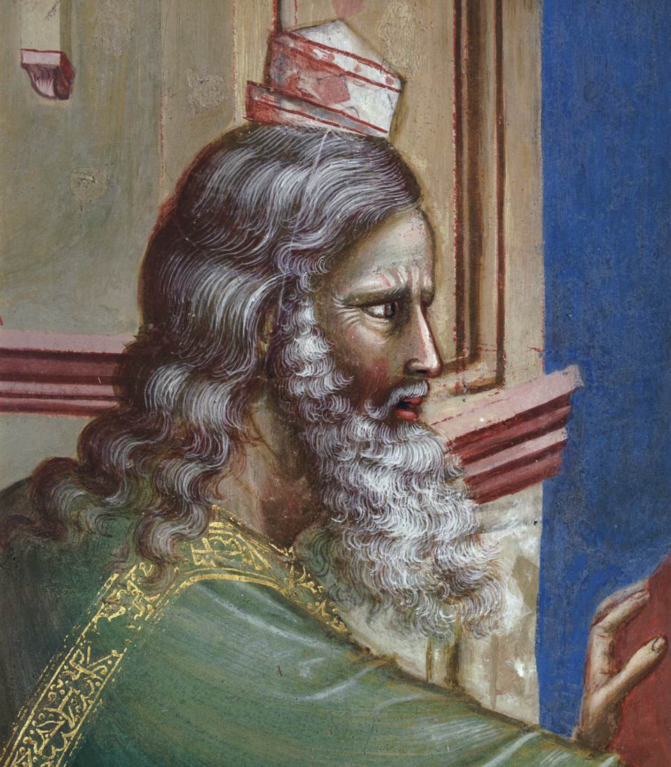 No. 1 Scenes from the Life of Joachim: 1. Rejection of Joachim's Sacrifice (detail)