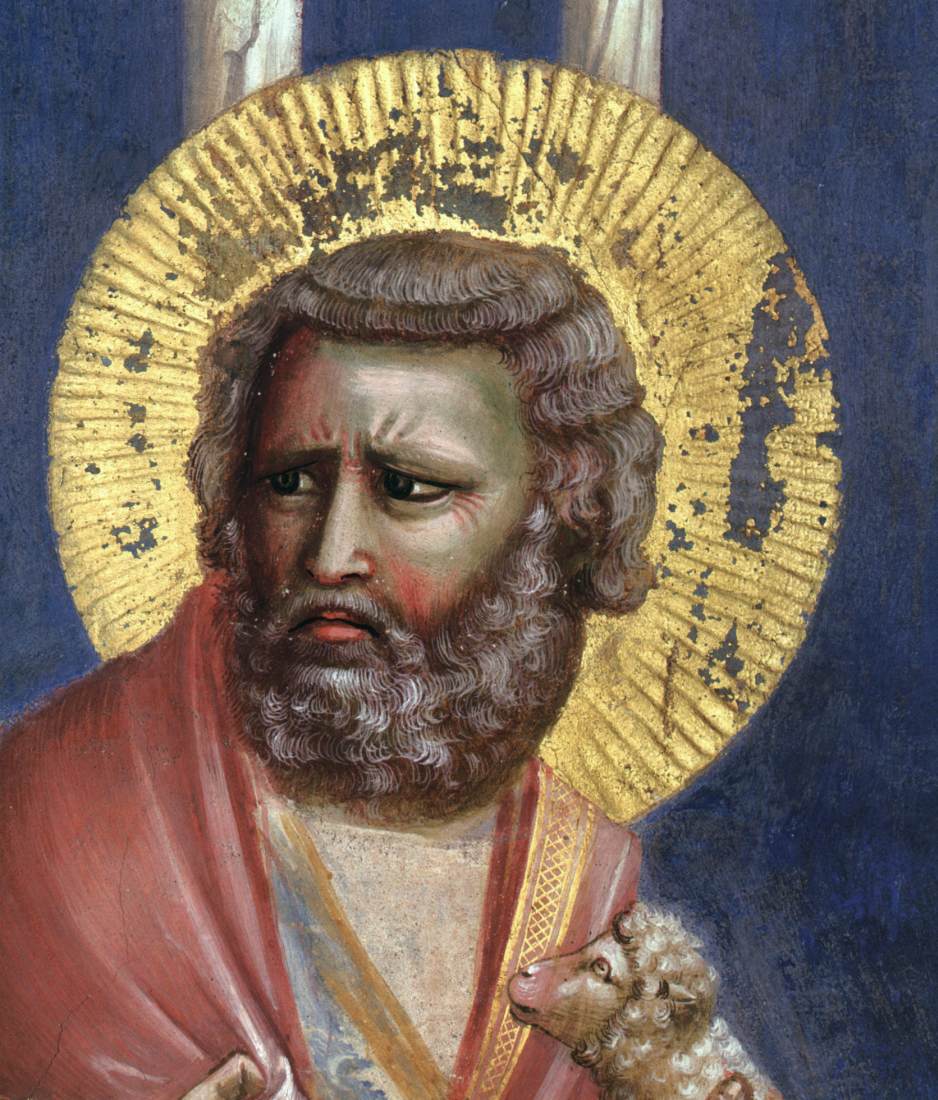 No. 1 Scenes from the Life of Joachim: 1. Rejection of Joachim's Sacrifice (detail)