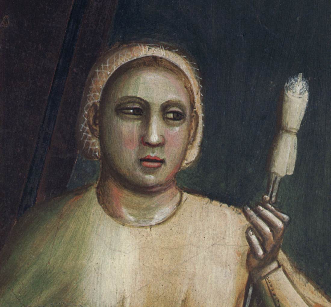 No. 3 Scenes from the Life of Joachim: 3. Annunciation to St Anne (detail)