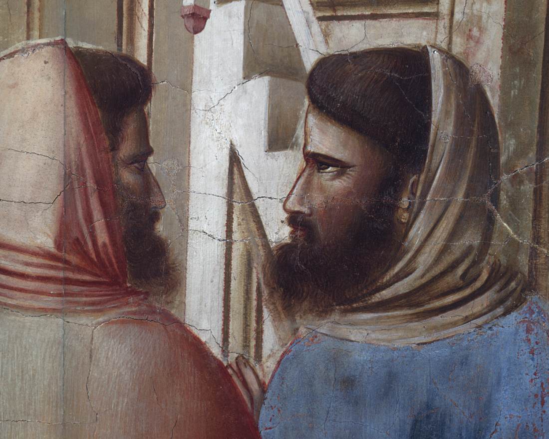 No. 8 Scenes from the Life of the Virgin: 2. Presentation of the Virgin in the Temple (detail)