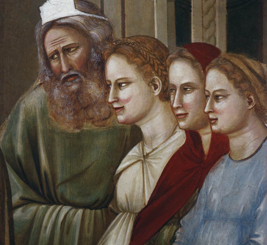 No. 11 Scenes from the Life of the Virgin: 5. Marriage of the Virgin (detail)