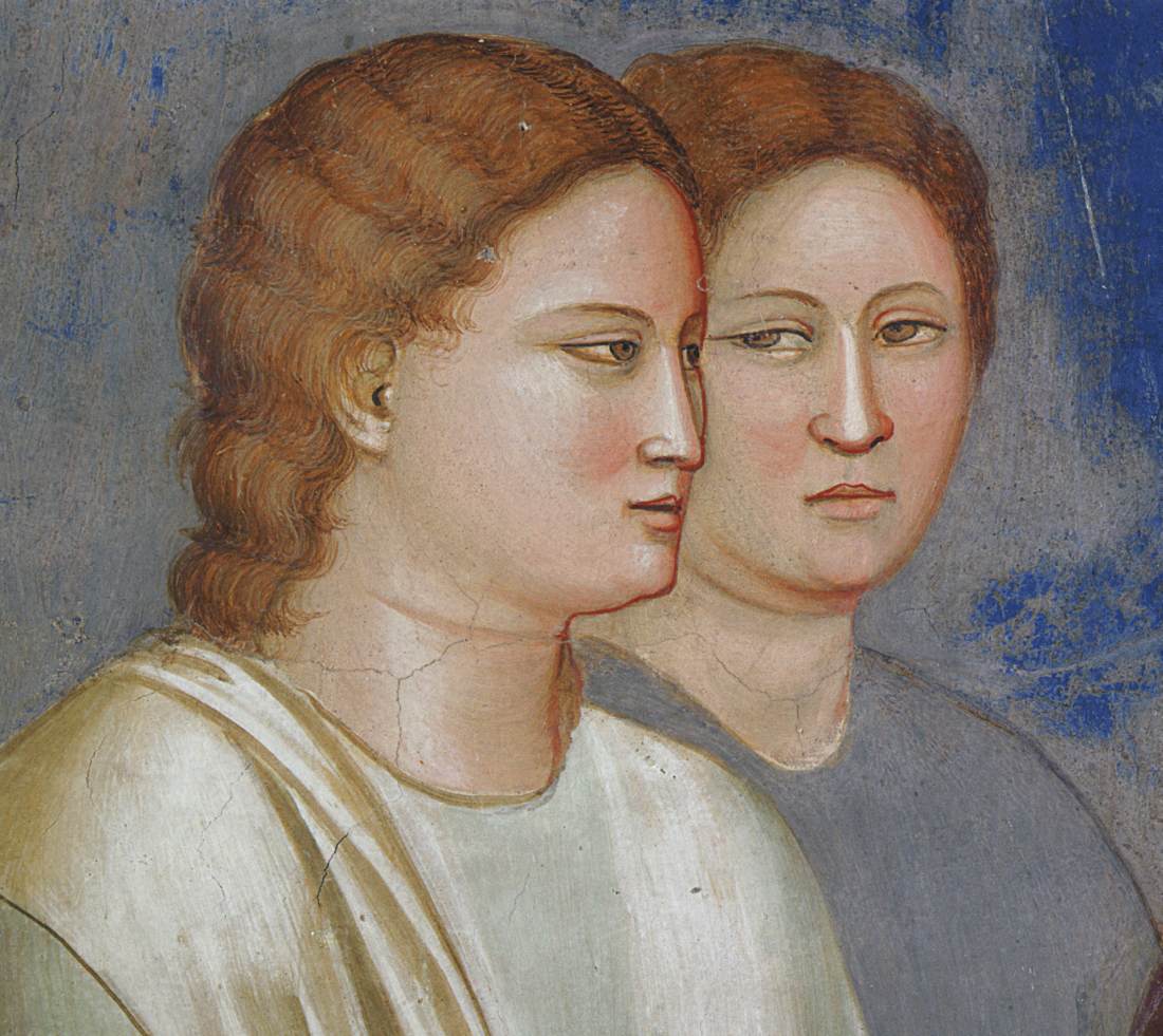 No. 16 Scenes from the Life of the Virgin: 7. Visitation (detail)