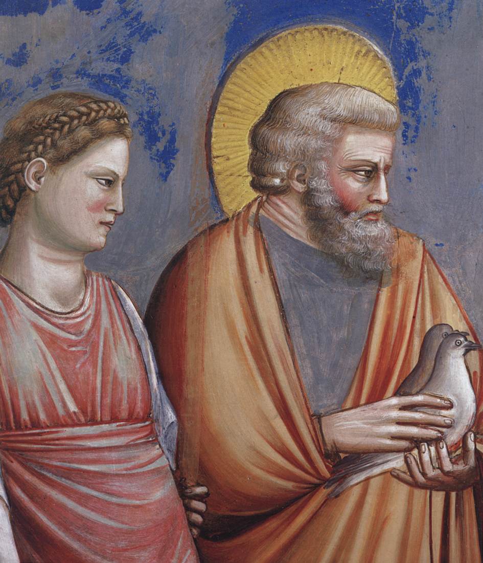 No. 19 Scenes from the Life of Christ: 3. Presentation of Christ at the Temple (detail)