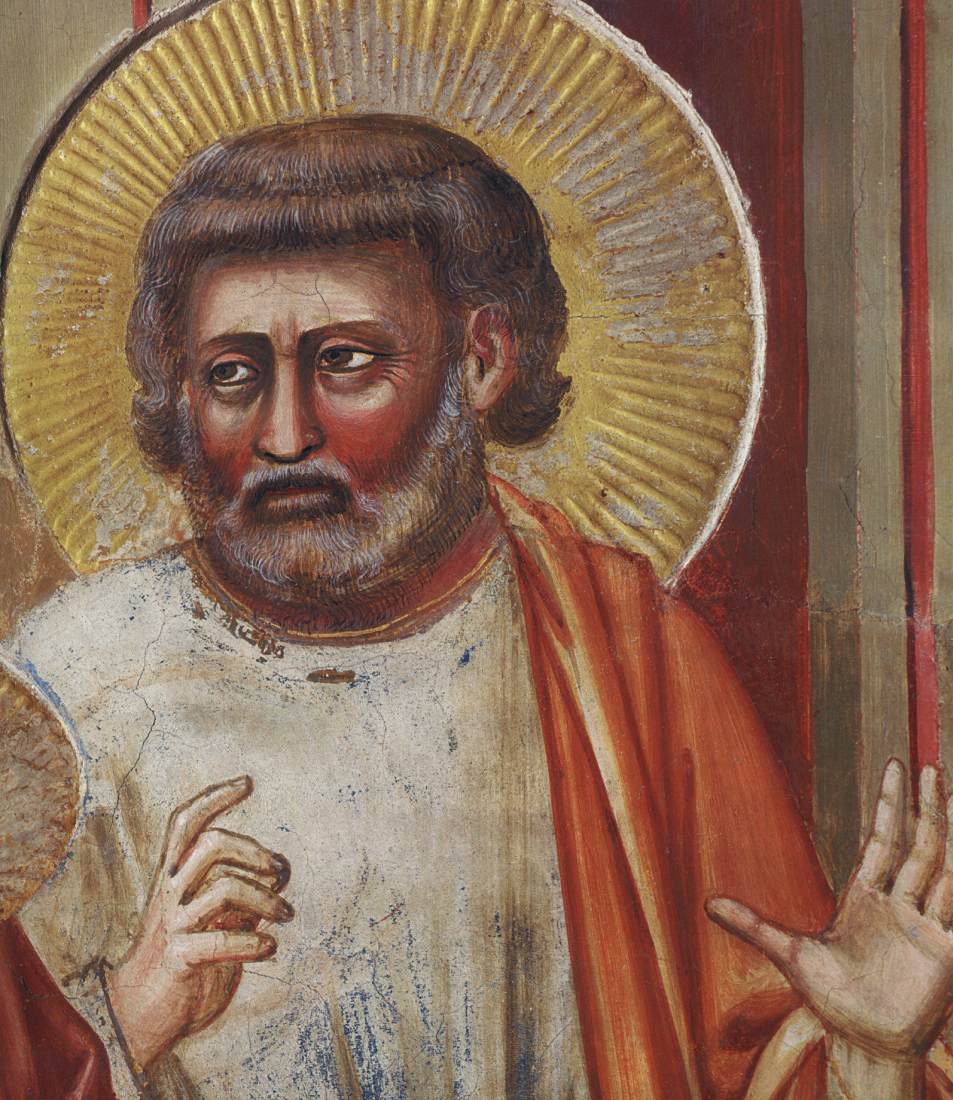 No. 27 Scenes from the Life of Christ: 11. Expulsion of the Money-changers from the Temple (detail)