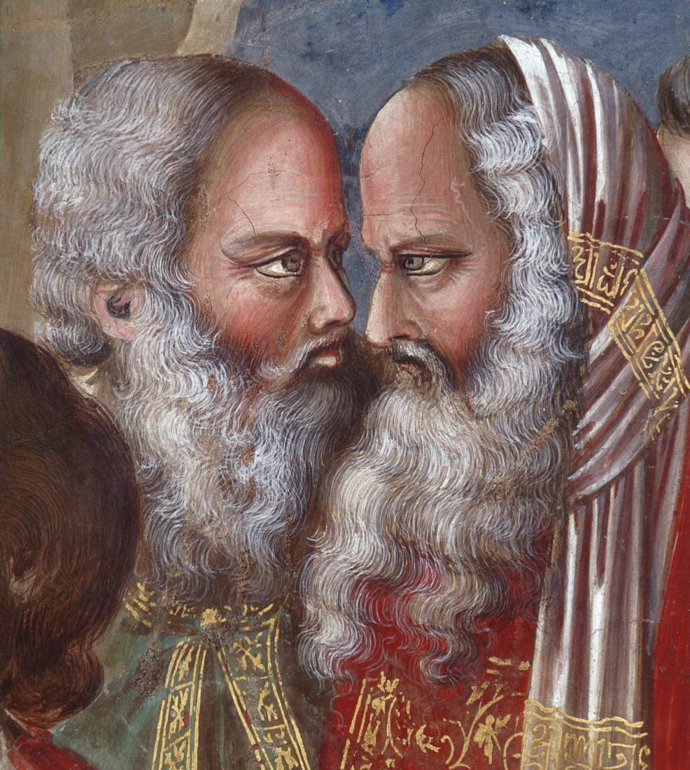 No. 27 Scenes from the Life of Christ: 11. Expulsion of the Money-changers from the Temple (detail)