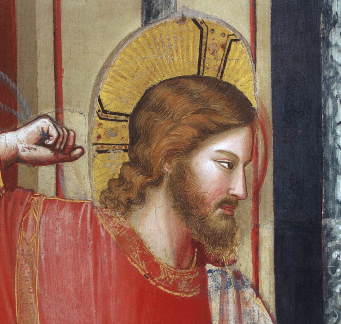 No. 27 Scenes from the Life of Christ: 11. Expulsion of the Money-changers from the Temple (detail)