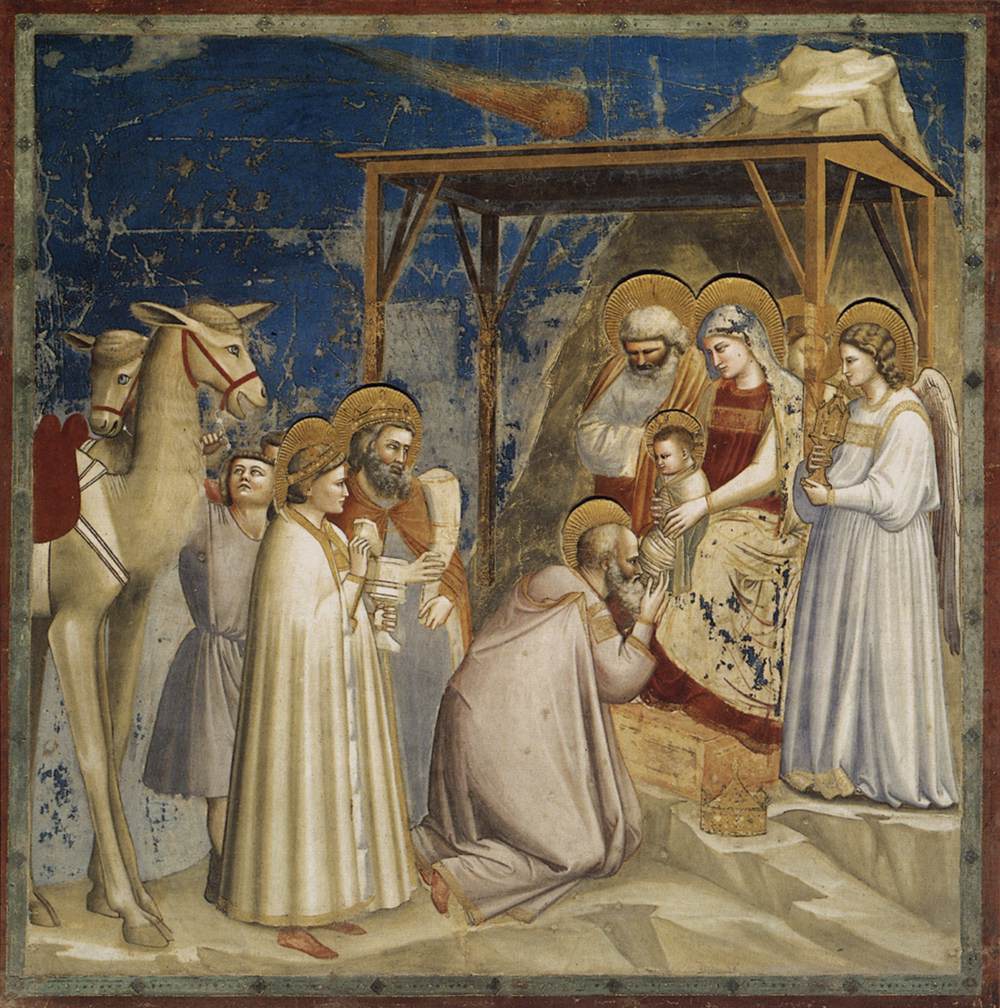 No. 18 Scenes from the Life of Christ: 2. Adoration of the Magi (before restoration)