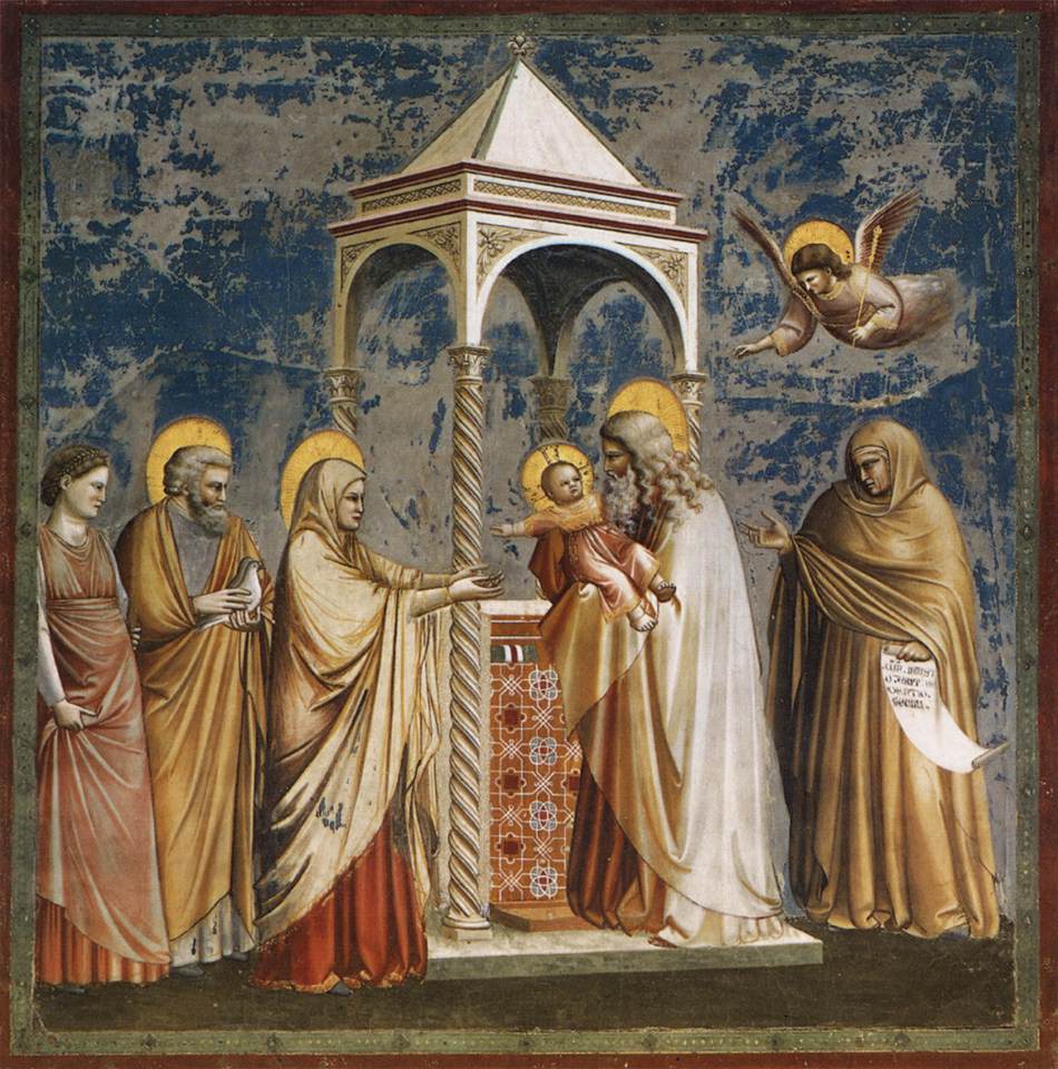 No. 19 Scenes from the Life of Christ: 3. Presentation of Christ at the Temple (before restoration)